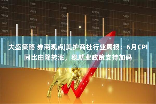 大盛策略 券商观点|美护商社行业周报：6月CPI同比由降转涨，稳就业政策支持加码